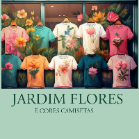 Jardim Flores e Cores Camisetas - Camisetas e produtos personalizados