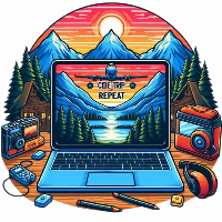 Code Trip Repeat - Camisetas e produtos personalizados