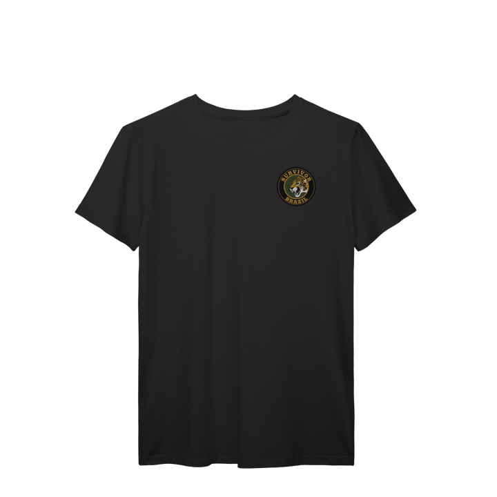 Camiseta Survivor Brasil - Varias cores - Estampa Minimalista Símbolo no Peito