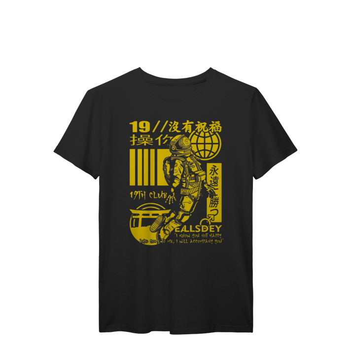 CAMISETA CYBERPUNK ASTRONAUTA