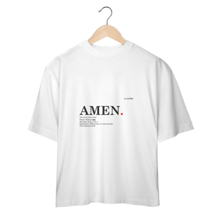 Oversized Tee AMEN. – Truly, So Be It