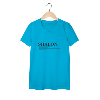 Camiseta feminina Baby Long Classic SHALOM – Paz e Totalidade