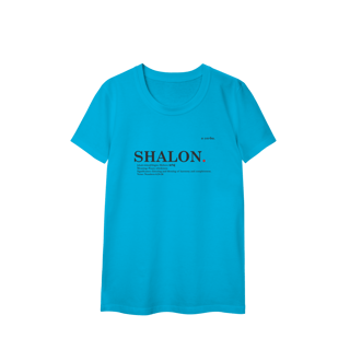Nome do produto Camiseta feminina Baby Long Classic SHALOM – Paz e Totalidade