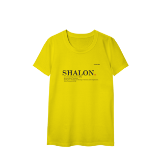 Nome do produto Camiseta feminina Baby Long Classic SHALOM – Paz e Totalidade