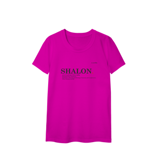 Nome do produto Camiseta feminina Baby Long Classic SHALOM – Paz e Totalidade