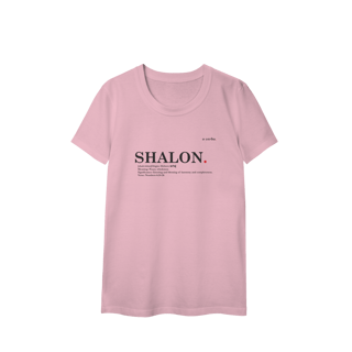 Nome do produto Camiseta feminina Baby Long Classic SHALOM – Paz e Totalidade