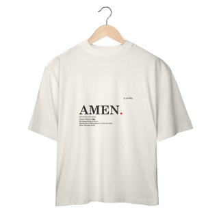 Nome do produto Oversized Tee AMEN. – Truly, So Be It