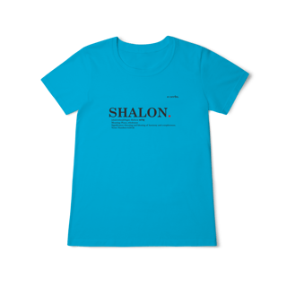 Nome do produto Camiseta feminina Baby Long Classic SHALOM – Paz e Totalidade
