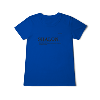 Nome do produto Camiseta feminina Baby Long Classic SHALOM – Paz e Totalidade