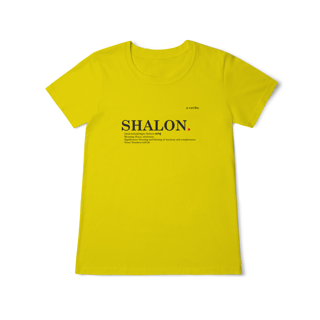 Nome do produto Camiseta feminina Baby Long Classic SHALOM – Paz e Totalidade