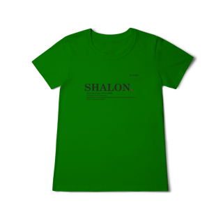 Nome do produto Camiseta feminina Baby Long Classic SHALOM – Paz e Totalidade