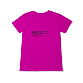 Nome do produto Camiseta feminina Baby Long Classic SHALOM – Paz e Totalidade