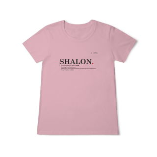 Nome do produto Camiseta feminina Baby Long Classic SHALOM – Paz e Totalidade