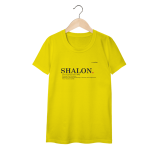 Nome do produto Camiseta feminina Baby Long Classic SHALOM – Paz e Totalidade
