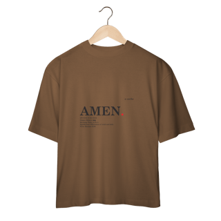 Nome do produto Oversized Tee AMEN. – Truly, So Be It
