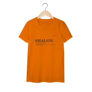 Nome do produto Camiseta feminina Baby Long Classic SHALOM – Paz e Totalidade
