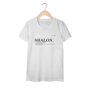 Nome do produto Camiseta feminina Baby Long Classic SHALOM – Paz e Totalidade