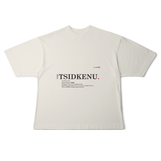 Nome do produto Oversized Tee YHWH TSIDKENU. – The Lord Our Righteousness