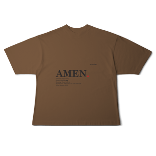 Nome do produto Oversized Tee AMEN. – Truly, So Be It