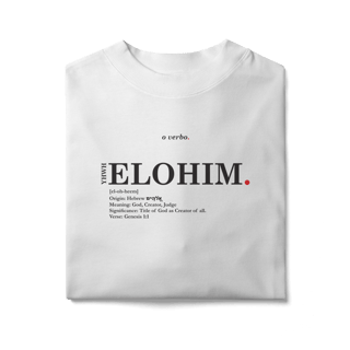 Nome do produto Oversized Tee ELOHIM. – The Creator of All