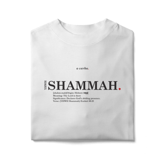 Nome do produto Oversized Tee YHWH SHAMMAH. – The Lord Is There