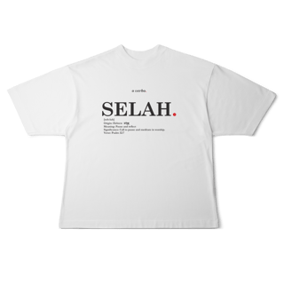 Nome do produto Oversized Tee SELAH. – Pause and Reflect