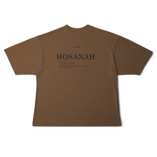 Nome do produto Oversized Tee HOSANNA. – Save, We Pray