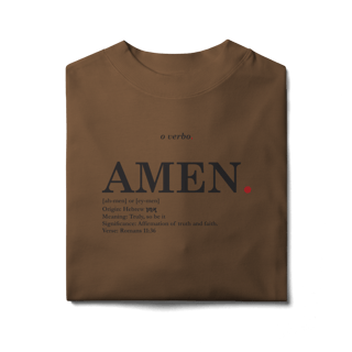 Nome do produto Oversized Tee AMEN. – Truly, So Be It