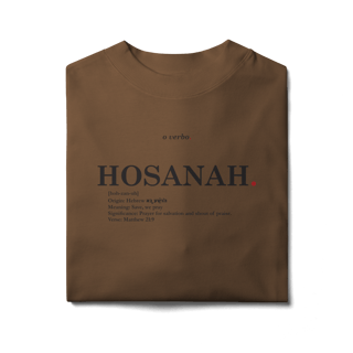 Nome do produto Oversized Tee HOSANNA. – Save, We Pray