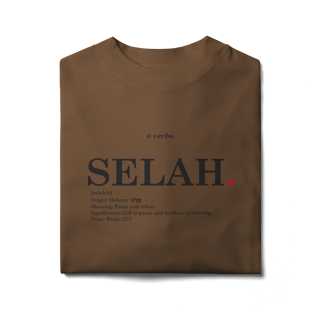Nome do produto Oversized Tee SELAH. – Pause and Reflect