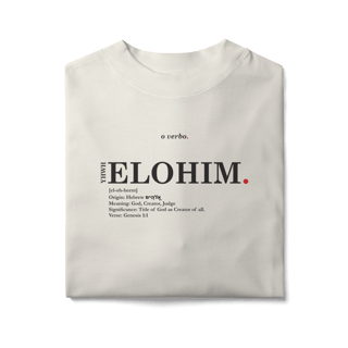 Nome do produto Oversized Tee ELOHIM. – The Creator of All