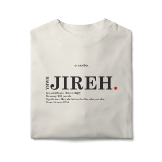 Nome do produto Oversized Tee YHWH JIREH. – The Lord Will Provide