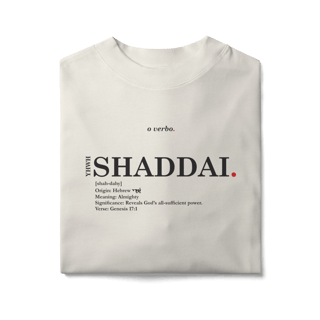 Nome do produto Oversized Tee SHADDAI. – The Almighty God