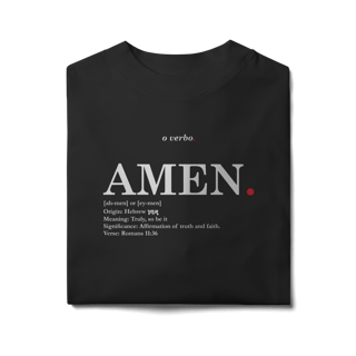 Nome do produto Oversized Tee AMEN. – Truly, So Be It