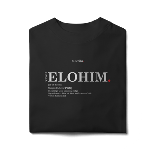 Nome do produto Oversized Tee ELOHIM. – The Creator of All