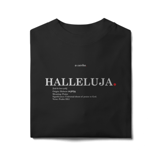 Nome do produto Oversized Tee HALLELUJAH. – Praise Yahweh