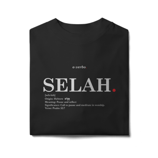 Nome do produto Oversized Tee SELAH. – Pause and Reflect