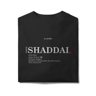 Nome do produto Oversized Tee SHADDAI. – The Almighty God