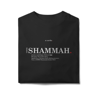 Nome do produto Oversized Tee YHWH SHAMMAH. – The Lord Is There