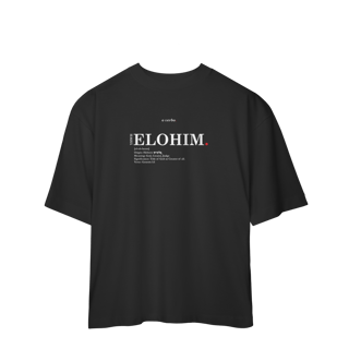 Nome do produto Oversized Tee ELOHIM. – The Creator of All