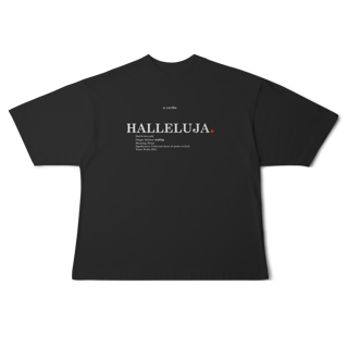 Nome do produto Oversized Tee HALLELUJAH. – Praise Yahweh