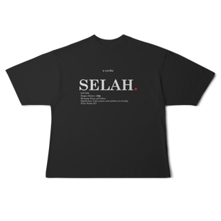 Nome do produto Oversized Tee SELAH. – Pause and Reflect