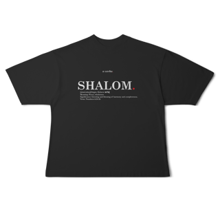 Nome do produto Oversized Tee SHALOM. – Peace and Wholeness