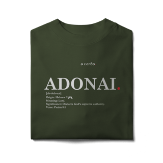 Nome do produto Oversized Tee ADONAI. – Lord, Master