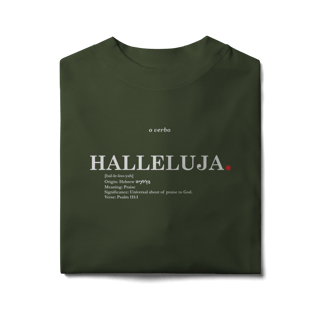 Nome do produto Oversized Tee HALLELUJAH. – Praise Yahweh