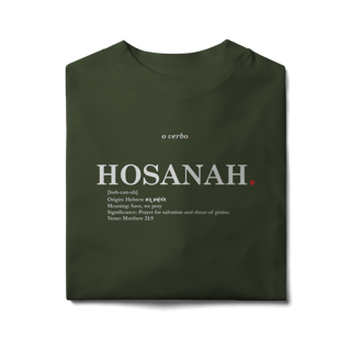 Nome do produto Oversized Tee HOSANNA. – Save, We Pray