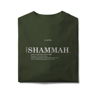 Nome do produto Oversized Tee YHWH SHAMMAH. – The Lord Is There