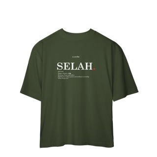 Nome do produto Oversized Tee SELAH. – Pause and Reflect