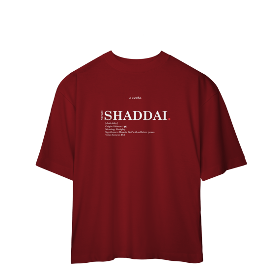 Oversized Tee SHADDAI. – The Almighty God