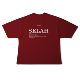 Nome do produto Oversized Tee SELAH. – Pause and Reflect